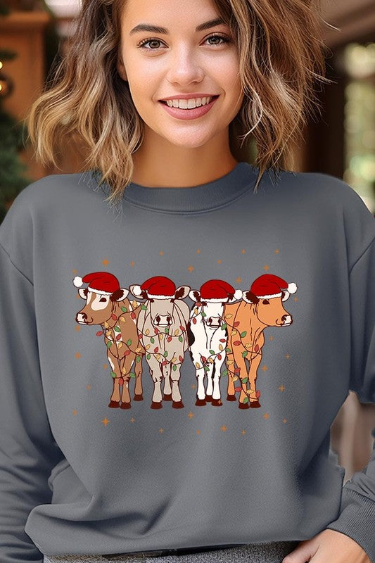 Christmas Cows | Sweatshirt