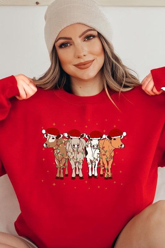Christmas Cows | Sweatshirt