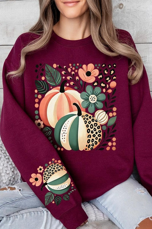 Boho Fall Pumpkins | Sweatshirt
