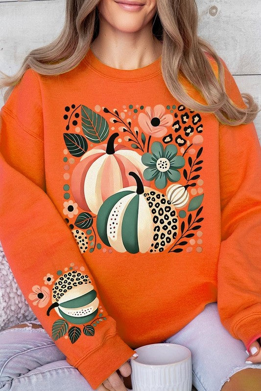 Boho Fall Pumpkins | Sweatshirt