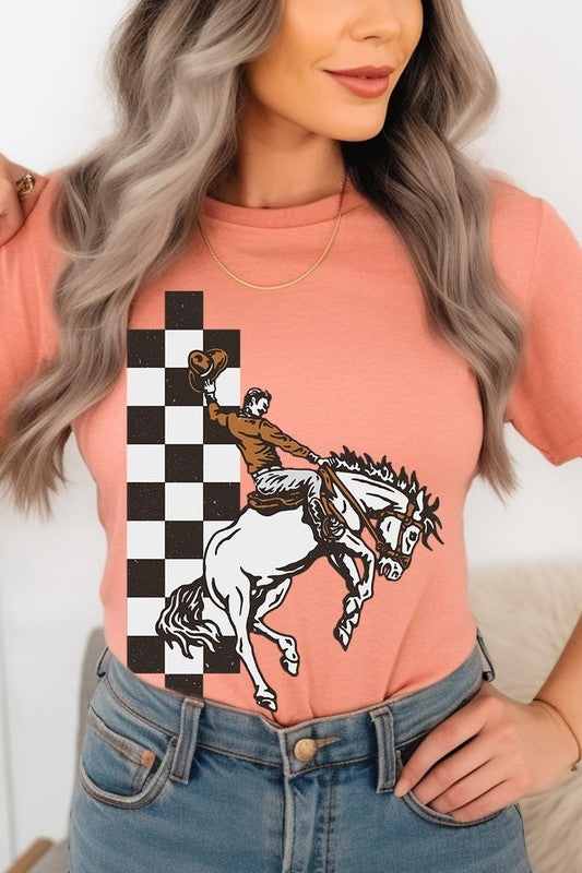 Cowboy Checkered | Graphic Tee