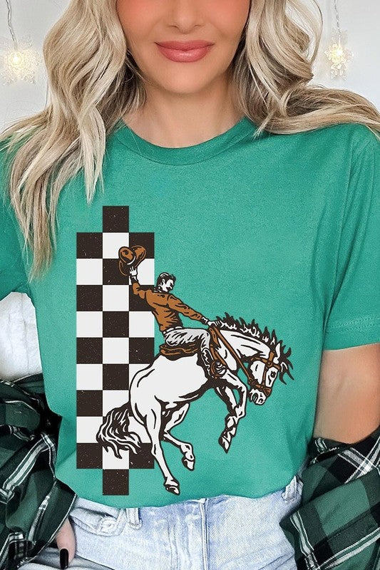 Cowboy Checkered | Graphic Tee