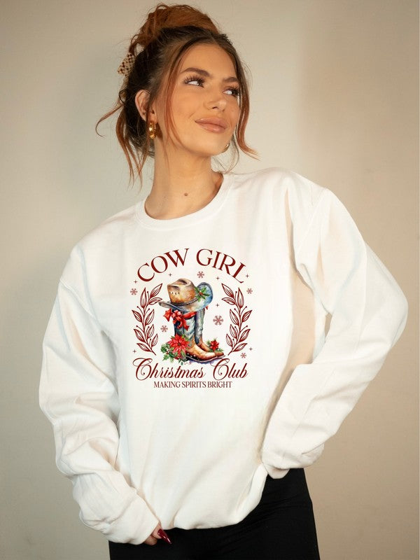 Cowgirl Christmas Club | Sweatshirt
