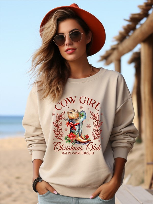 Cowgirl Christmas Club | Sweatshirt