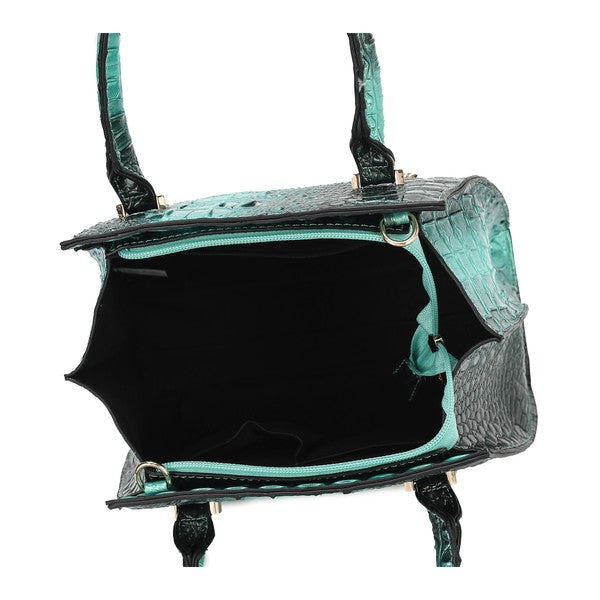 Bently Croc-Embossed | Tote Set