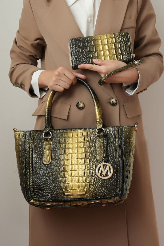 Aphelia Croc-Embossed | Handbag