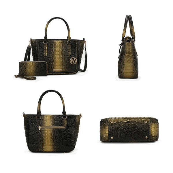 Aphelia Croc-Embossed | Handbag