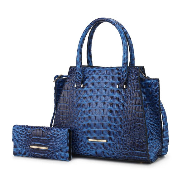 Viridiana Croc-Embossed | Tote Bag