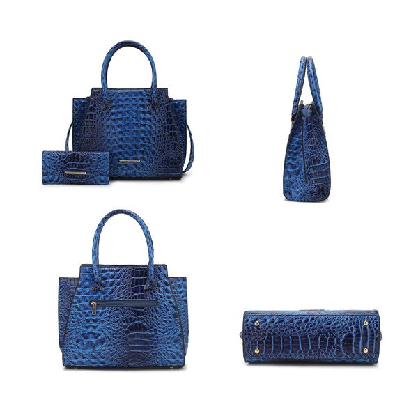 Viridiana Croc-Embossed | Tote Bag