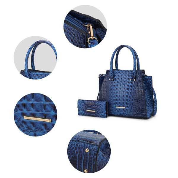 Viridiana Croc-Embossed | Tote Bag