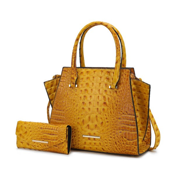 Viridiana Croc-Embossed | Tote Bag