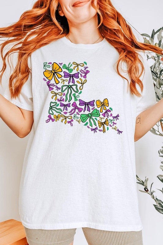 Louisiana Mardi Gras Graphic Heavy Cotton Tee