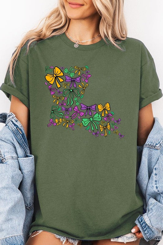 Louisiana Mardi Gras Graphic Heavy Cotton Tee