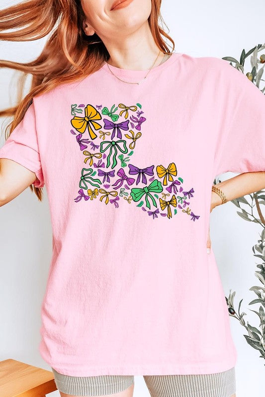 Louisiana Mardi Gras Graphic Heavy Cotton Tee
