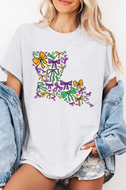 Louisiana Mardi Gras Graphic Heavy Cotton Tee
