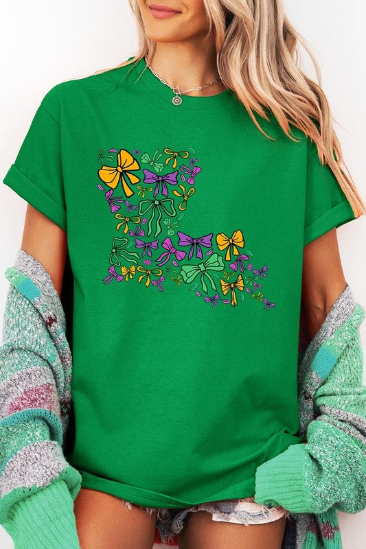 Louisiana Mardi Gras Graphic Heavy Cotton Tee
