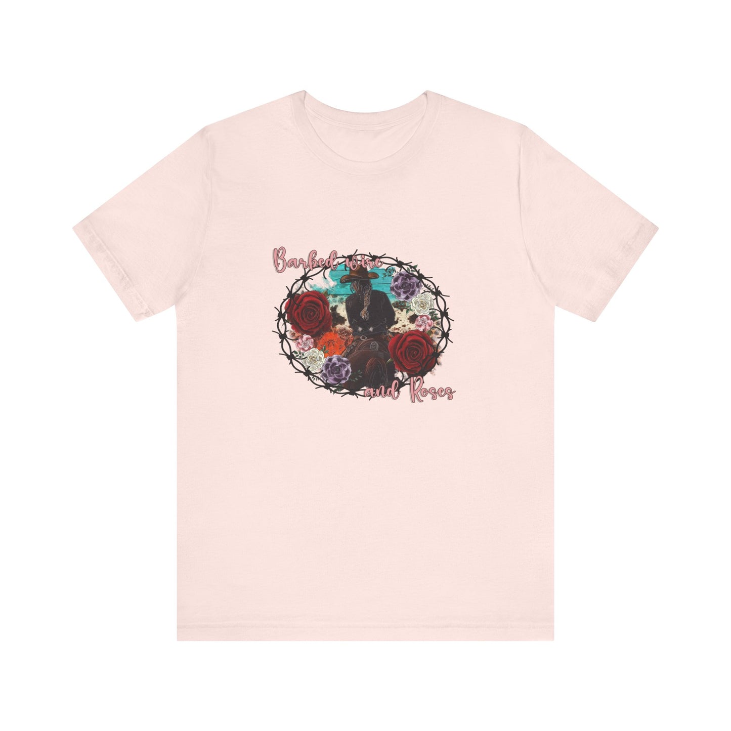 Barbed Wire And Roses | Graphic Tee