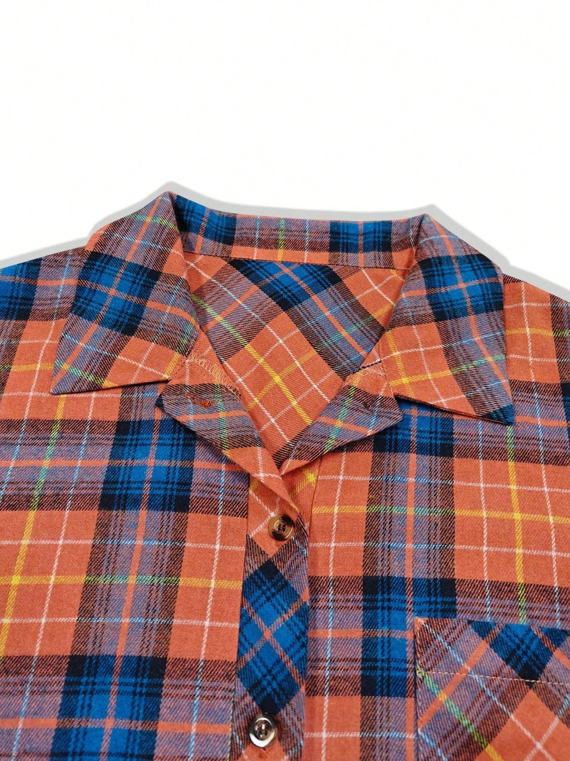Plaid Collared Neck | Long Sleeve Shirt