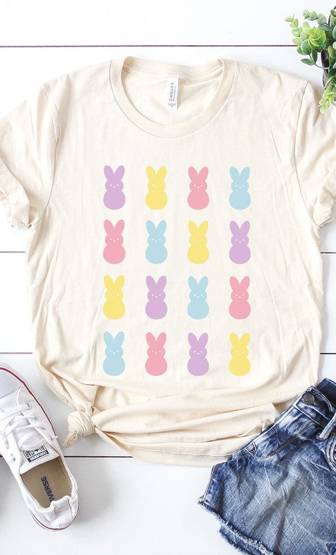 Peeps Bunny Grid | Graphic Tee