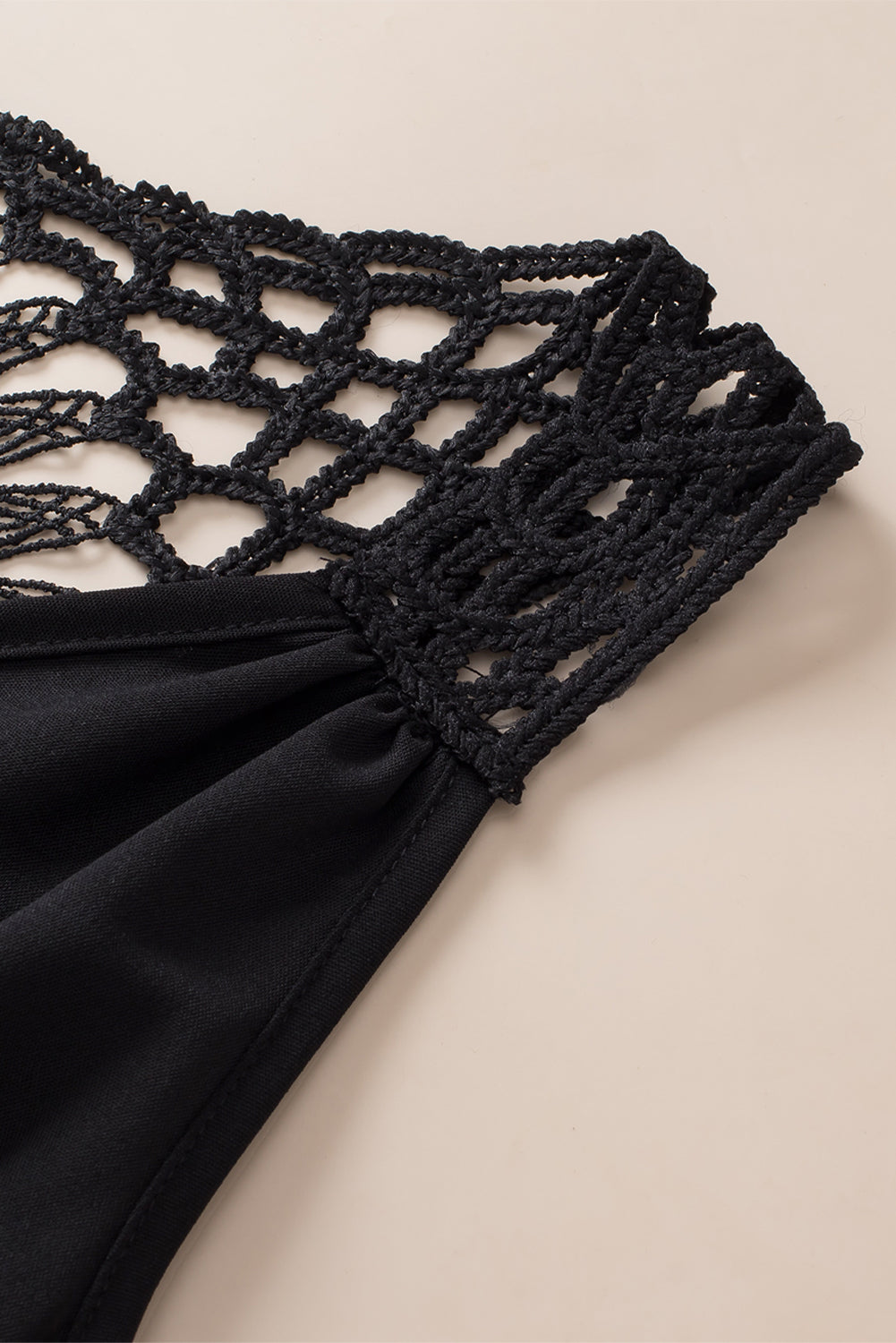 Openwork V-Neck | Tank