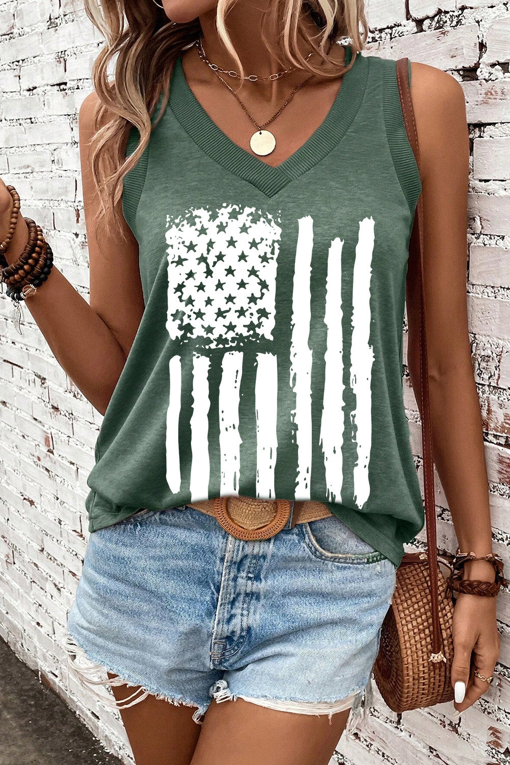 Stars N Stripes | V-Neck Tank