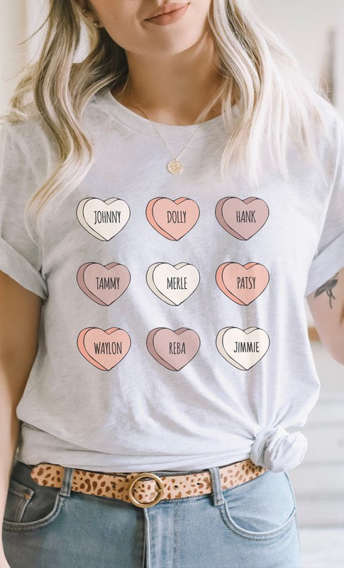 Sweet Hearts Country Singer | Graphic Tee