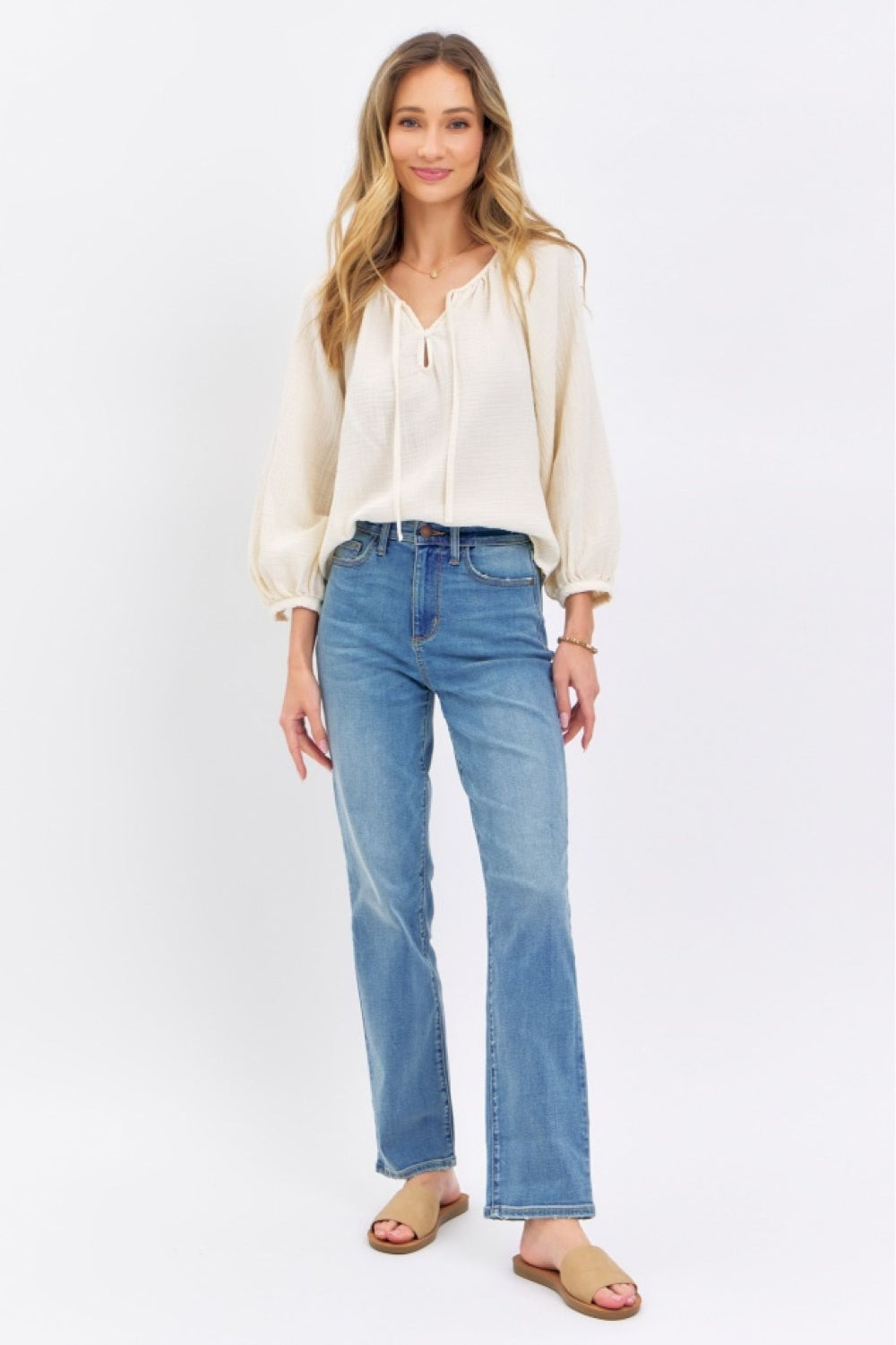 Judy Blue Full Size High Waist Straight | Jeans