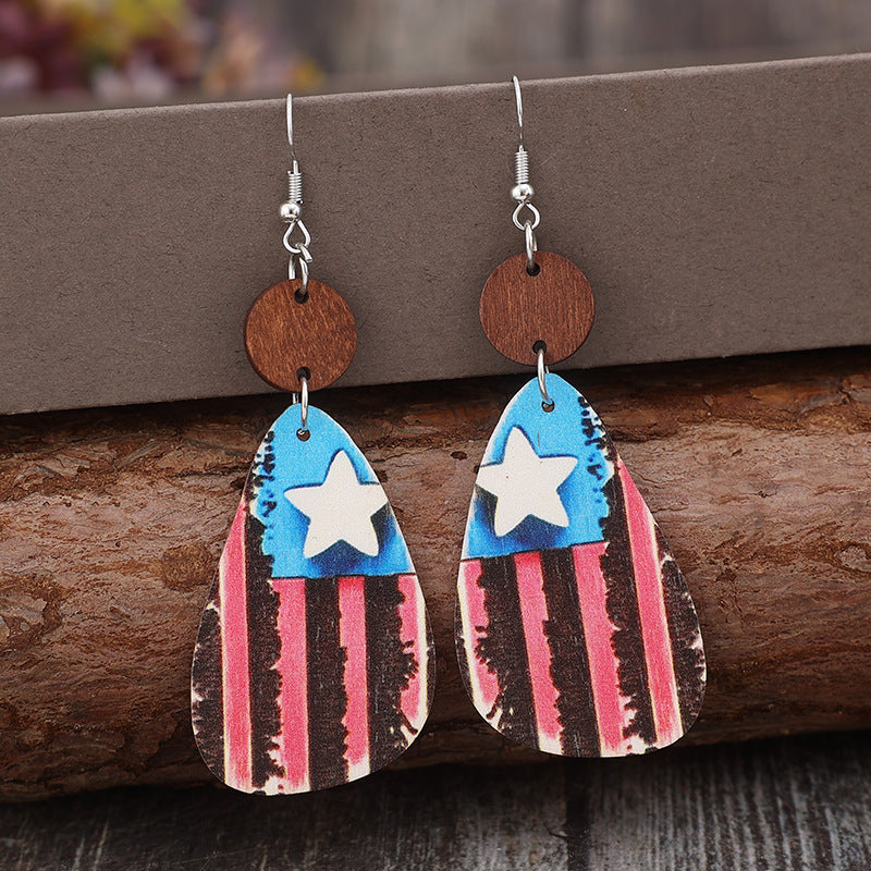 Flag Star & Stripes | Earrings