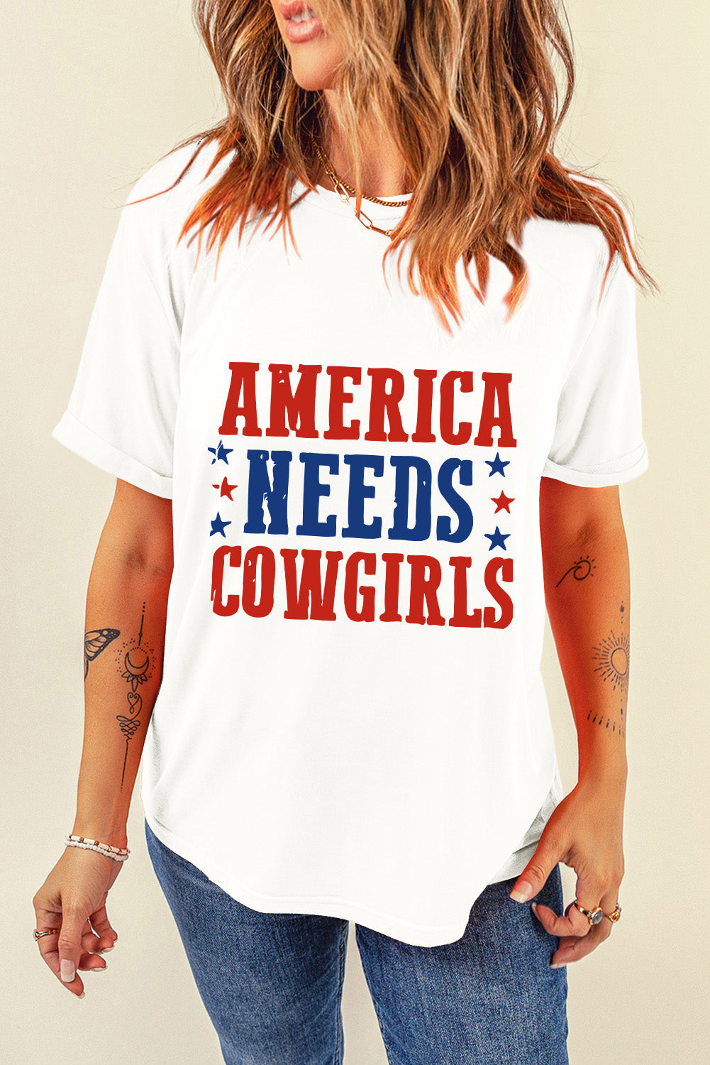 America Needs Cowgirls | Graphic Tee