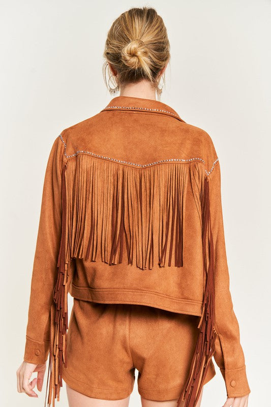 Fringe Studded | Jacket