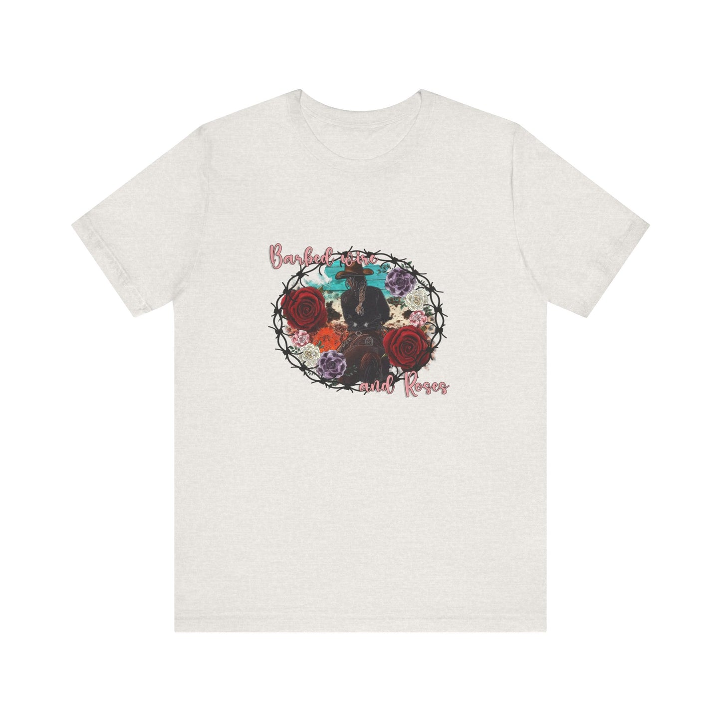 Barbed Wire And Roses | Graphic Tee