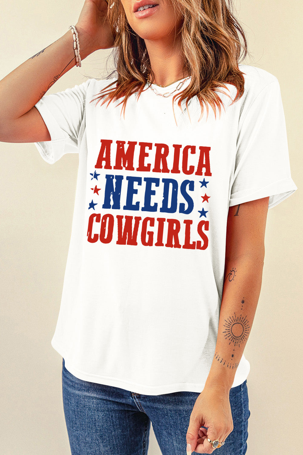 America Needs Cowgirls | Graphic Tee