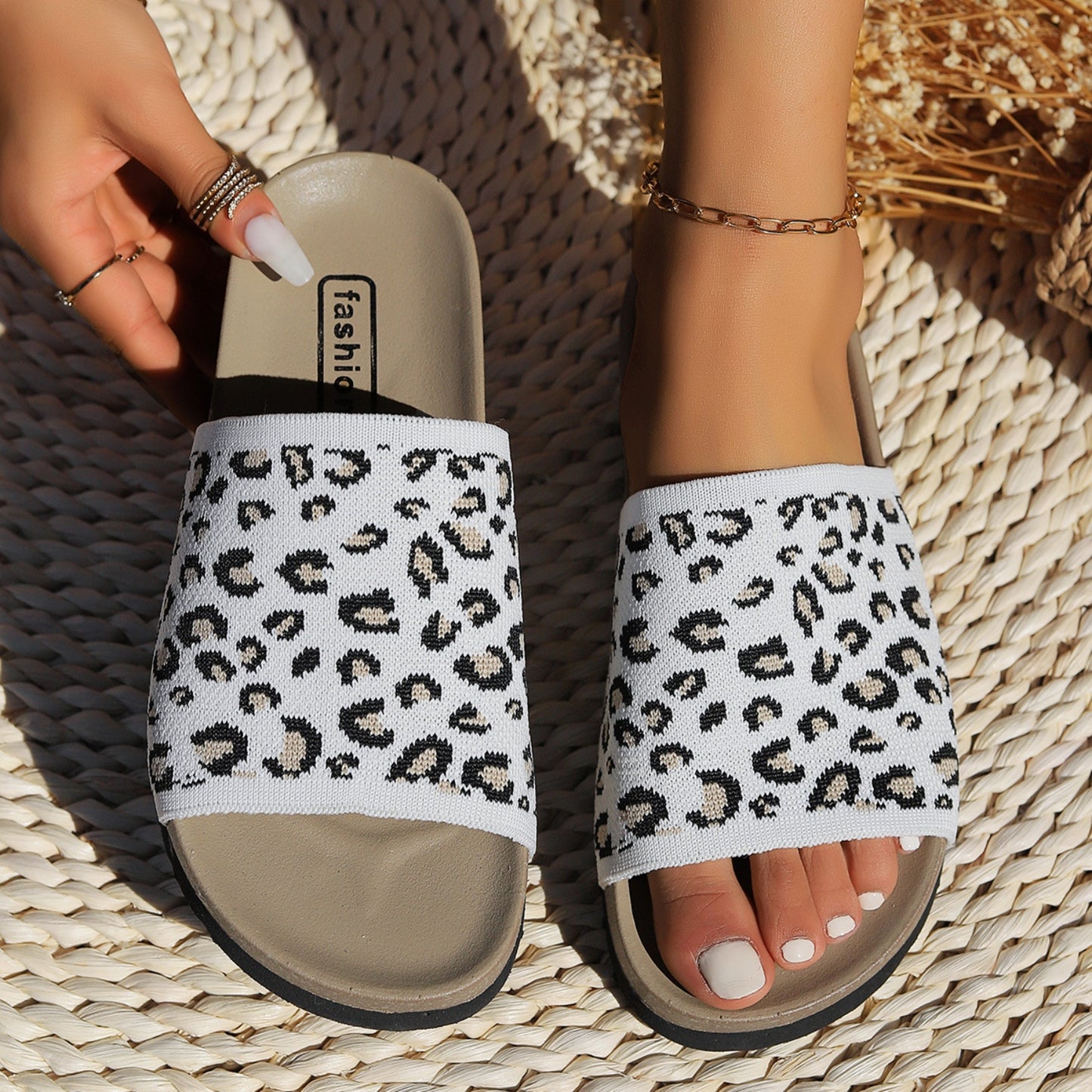 Leopard Open Toe | Sandals