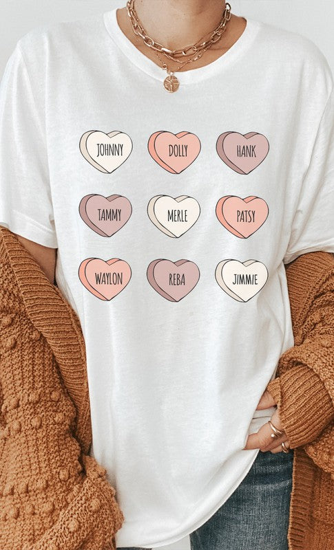 Sweet Hearts Country Singer | Graphic Tee