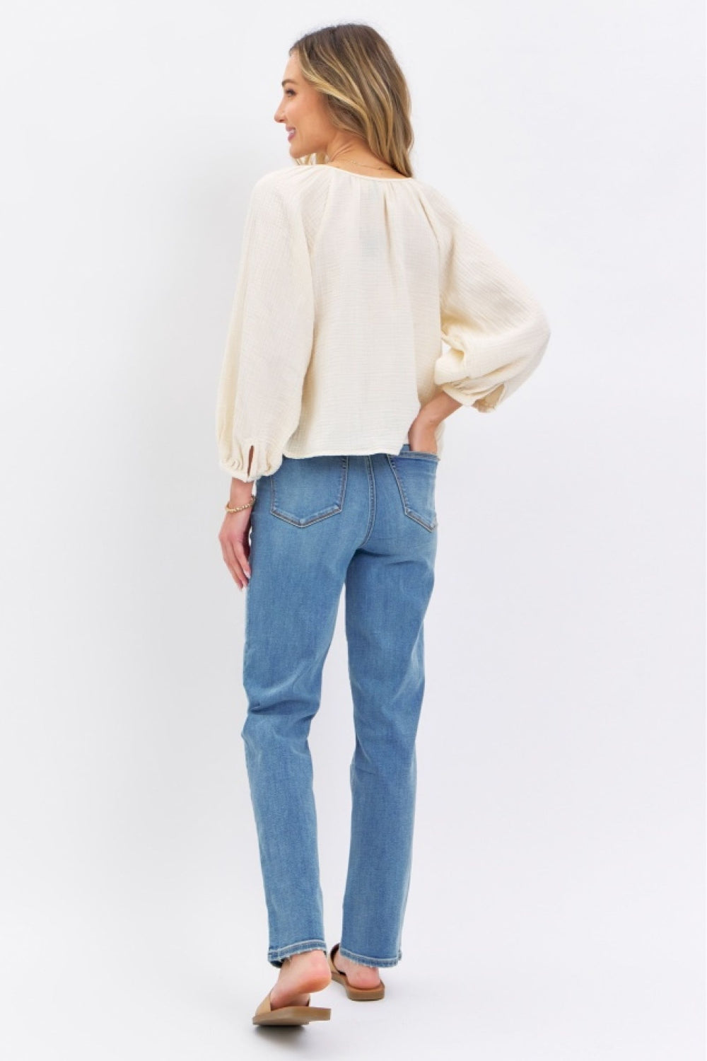 Judy Blue Full Size High Waist Straight | Jeans