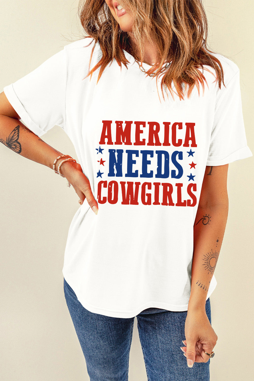 America Needs Cowgirls | Graphic Tee