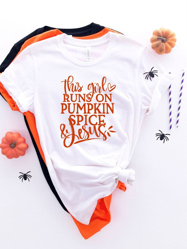 Pumpkin Spice & Jesus | Tee