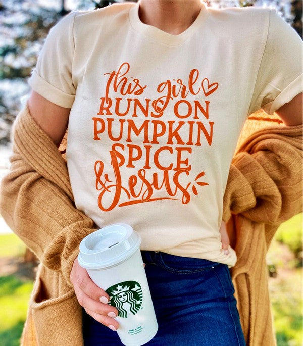 Pumpkin Spice & Jesus | Tee