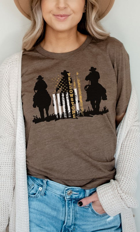 Yellowstone Cowboy Silhouette | Graphic Tee