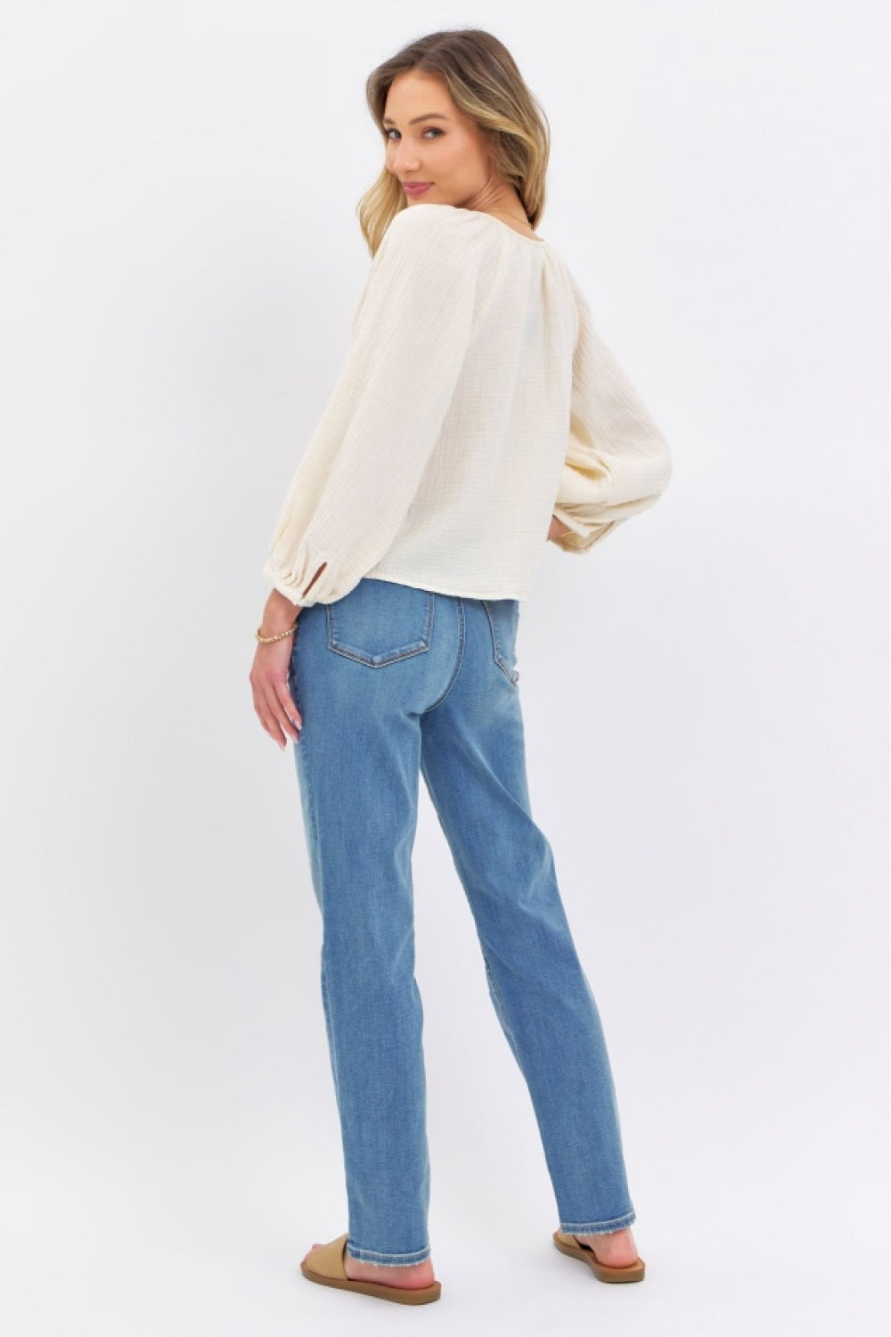 Judy Blue Full Size High Waist Straight | Jeans
