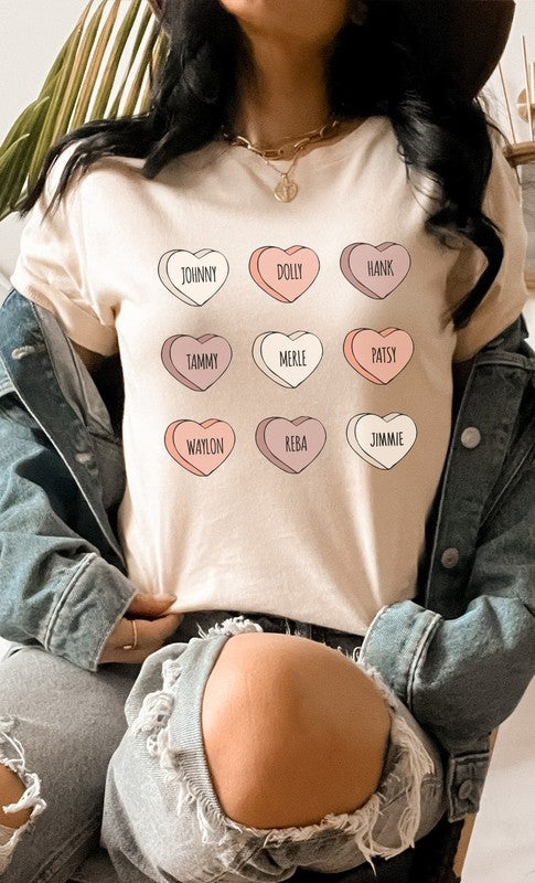 Sweet Hearts Country Singer | Graphic Tee