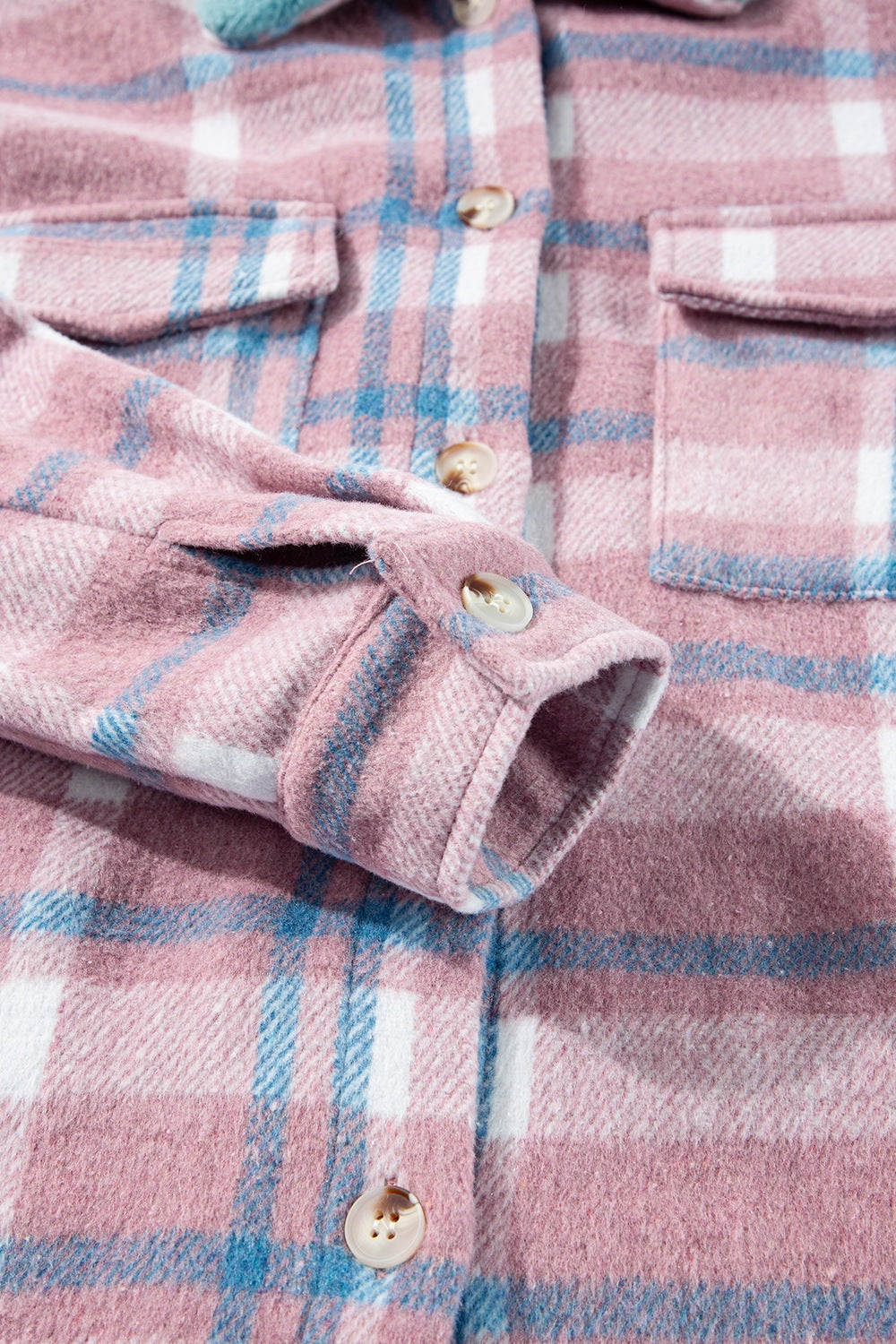 Plaid Collared Neck | Shacket