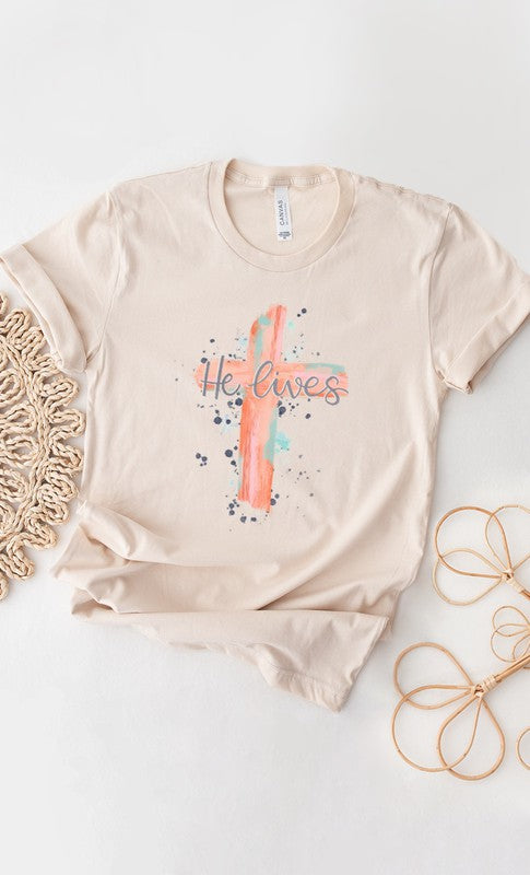 He Lives | Graphic Tee