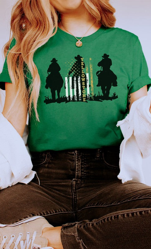 Yellowstone Cowboy Silhouette | Graphic Tee