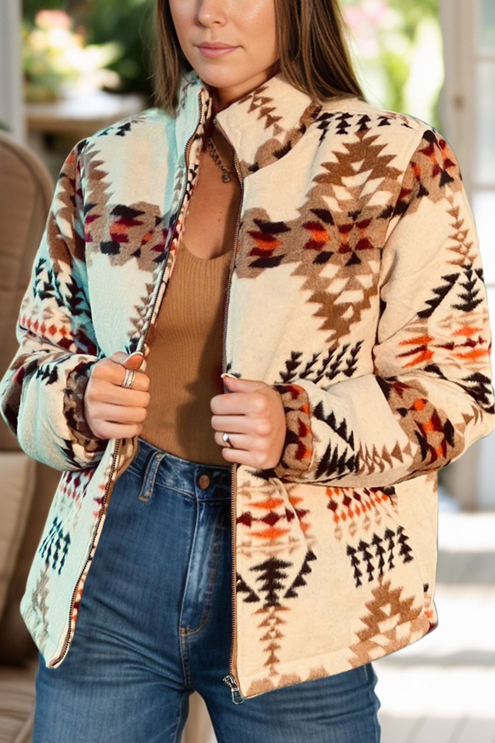 Tribal Zip Up | Jacket