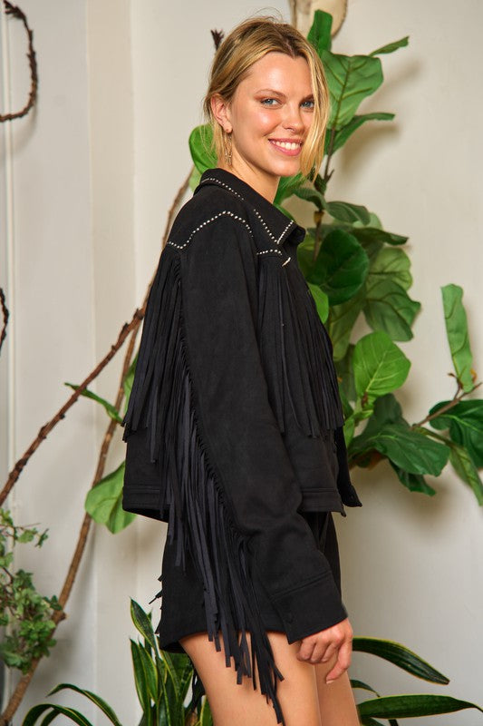 Fringe Studded | Jacket