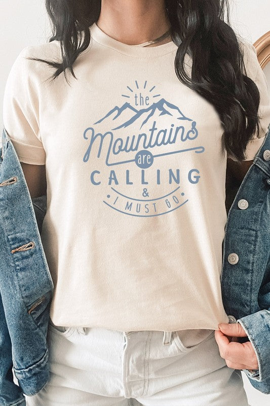 The Mountains Calling | Graphic Tee