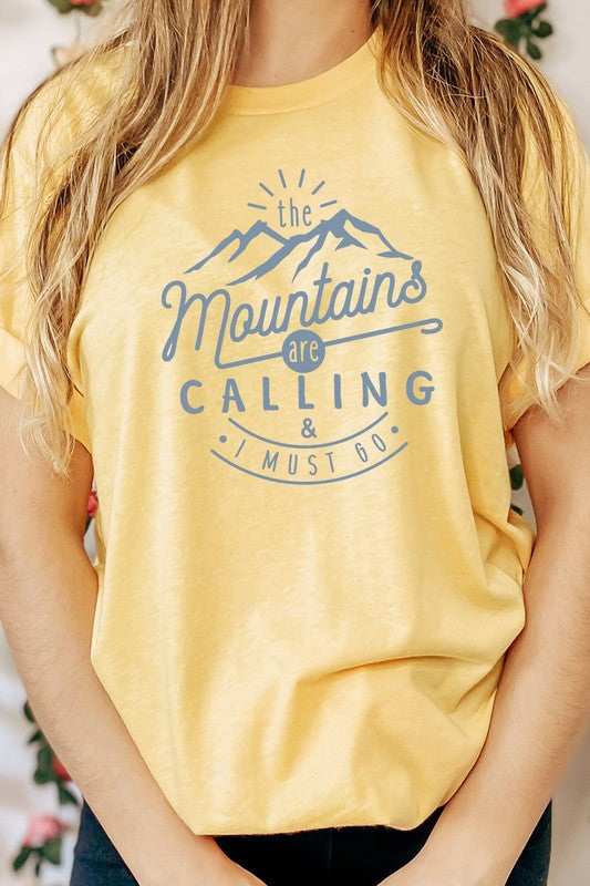 The Mountains Calling | Graphic Tee