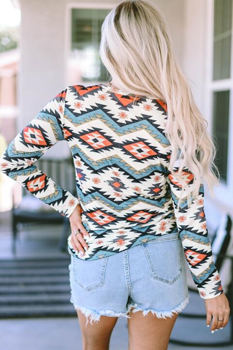 Southwestern | Long Sleeve Top