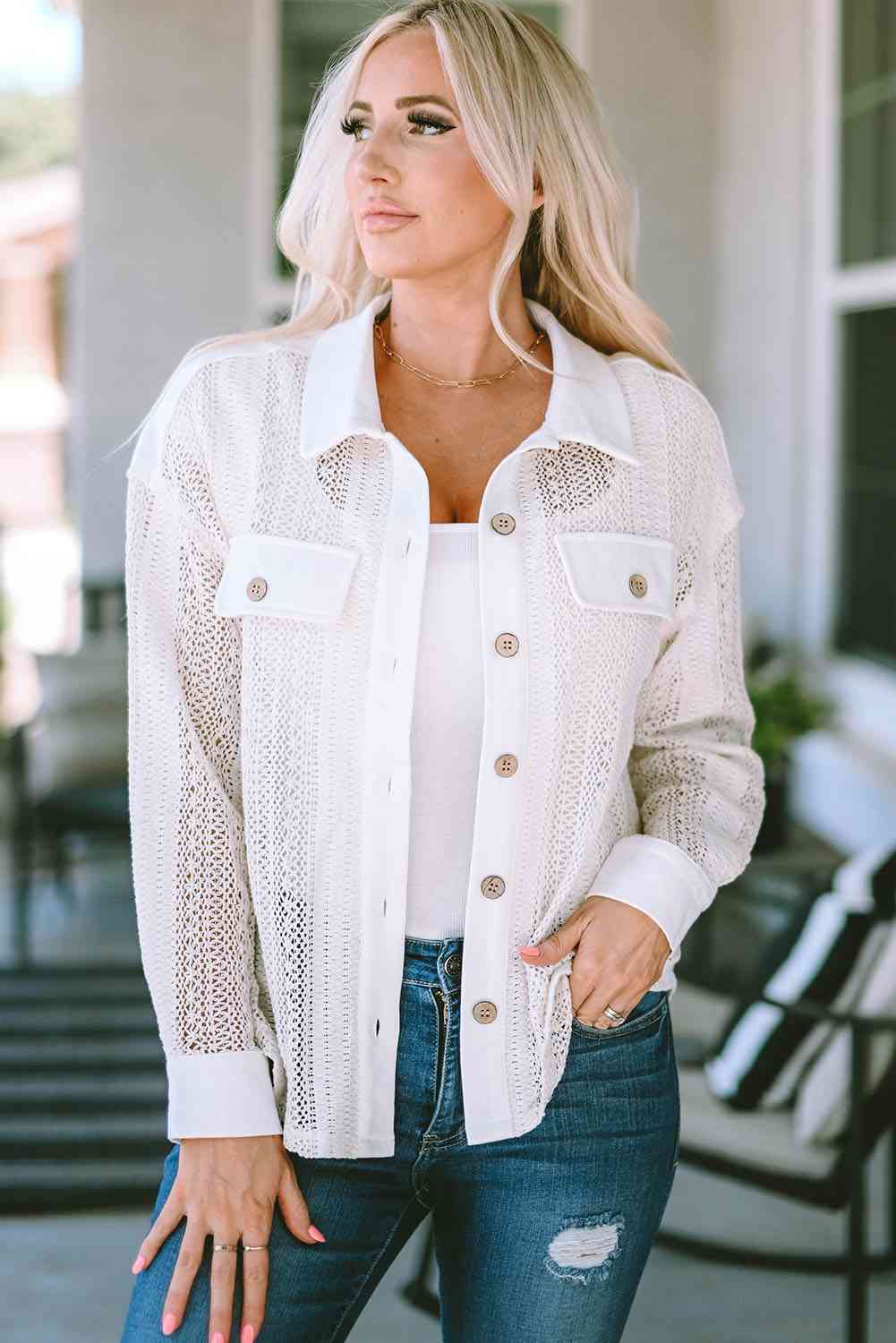 White Button Down | Casual Top